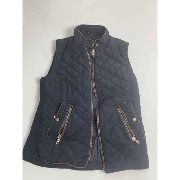 Zara Jackets & Blazers - Zara Women Medium Blue Zipup Vest Jacket   ( S )